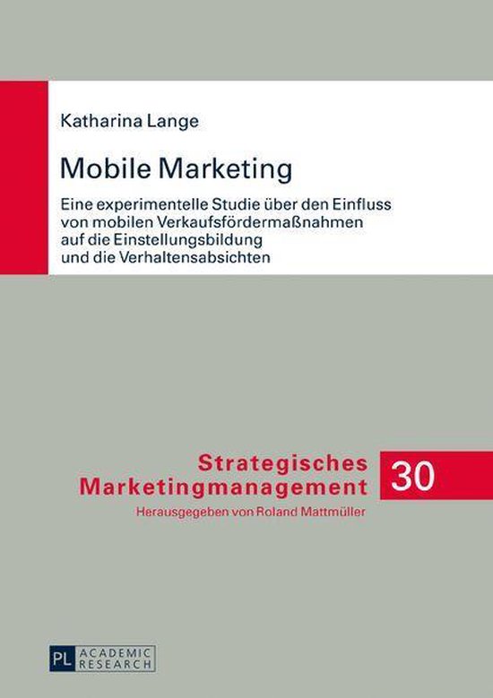 Strategisches Marketingmanagement 30 - Mobile Marketing - cover