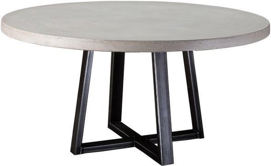 Vel Belegering Th Table du Sud - Beton ronde tafel Pizou - 150 cm | bol.com