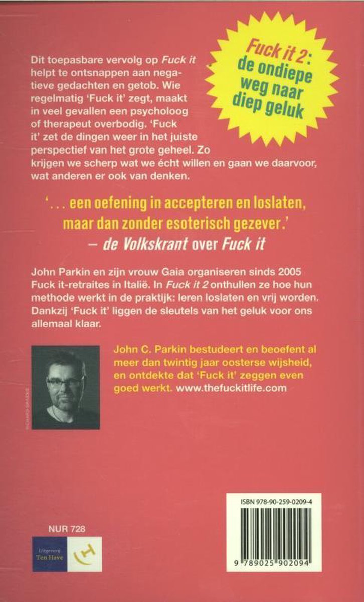 Fuck it 2 - back cover