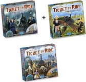 Ticket to Ride - Ultieme Uitbreidingsset - Map Collection - Europa 3 stuks