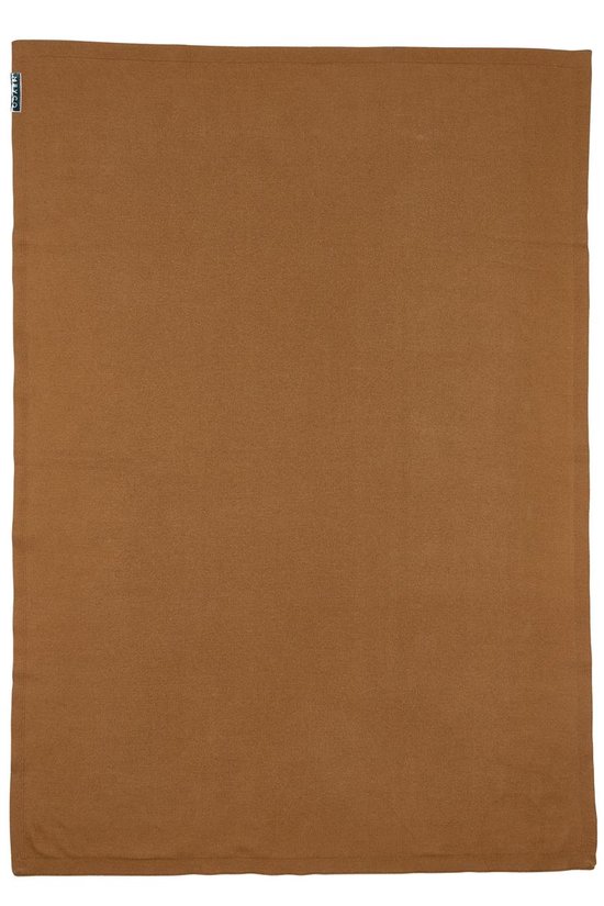 Meyco Knit basic ledikantdeken - 100x150 cm - Camel — afbeelding 4
