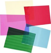 Creativ Company Cellofaan – Gekleurde Transparante Vellen – A4 – 100 Vellen – Multicolor