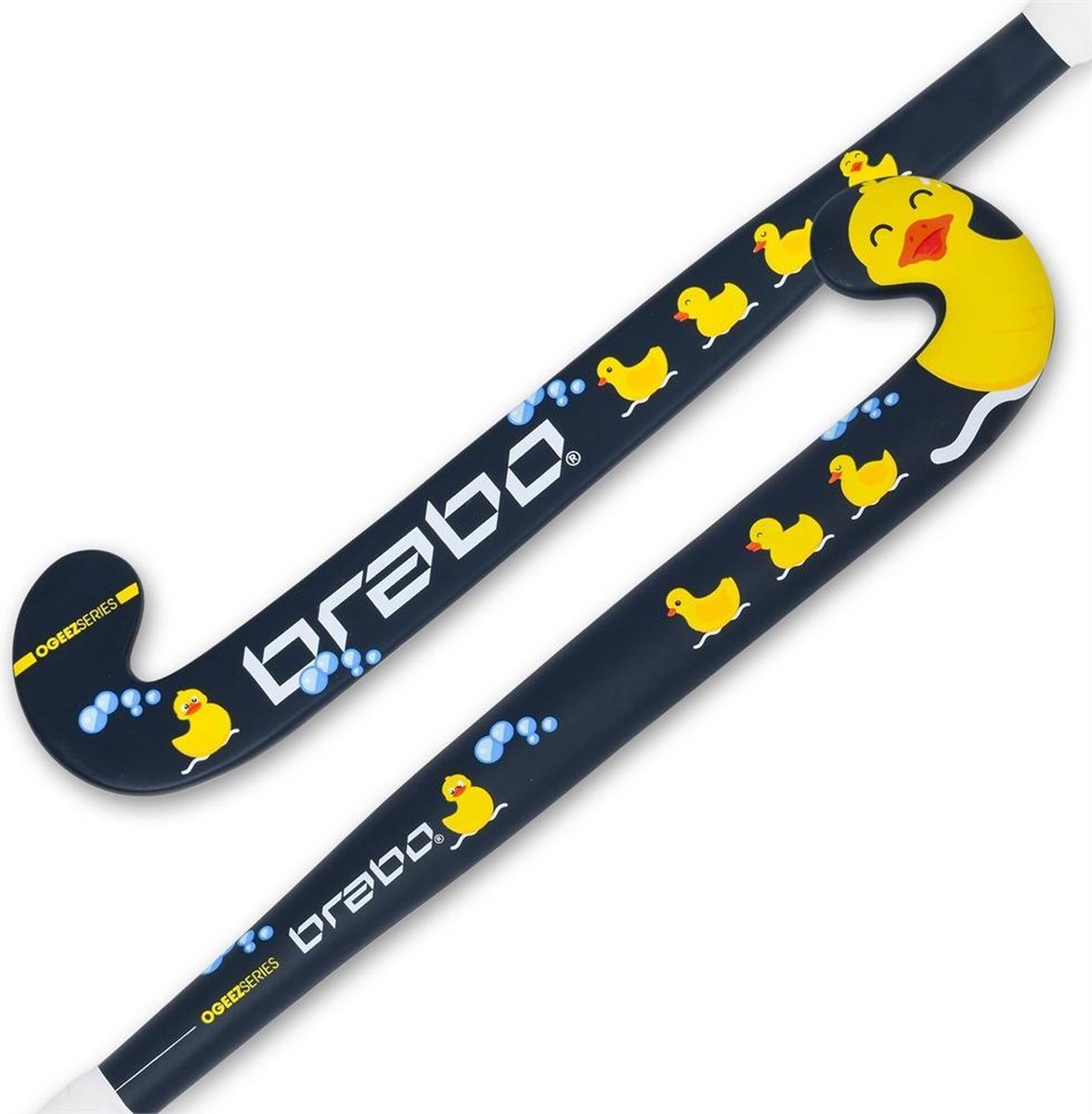 Brabo O'Geez Taping Duck Hockeystick Unisex - Navy/Yellow