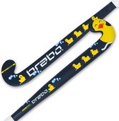 Brabo O'Geez Taping Duck Hockeystick Unisex - Navy/Yellow