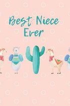 Best Niece Ever - Llama Design Notebook