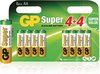 GP Super Alkaline AA batterijen - 8 stuks