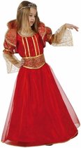 Rode koningin kostuum voor meisjes 140 (10-12 jaar)