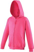 AWDis Zoodie - Trui / Hoodie - Dames - Roze maat L