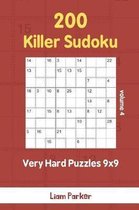 Killer Sudoku - 200 Very Hard Puzzles 9x9 vol.4