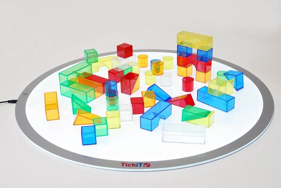 TickiT - Doorzichtig gekleurde blokken (50 stuks) van TickiT — afbeelding 2