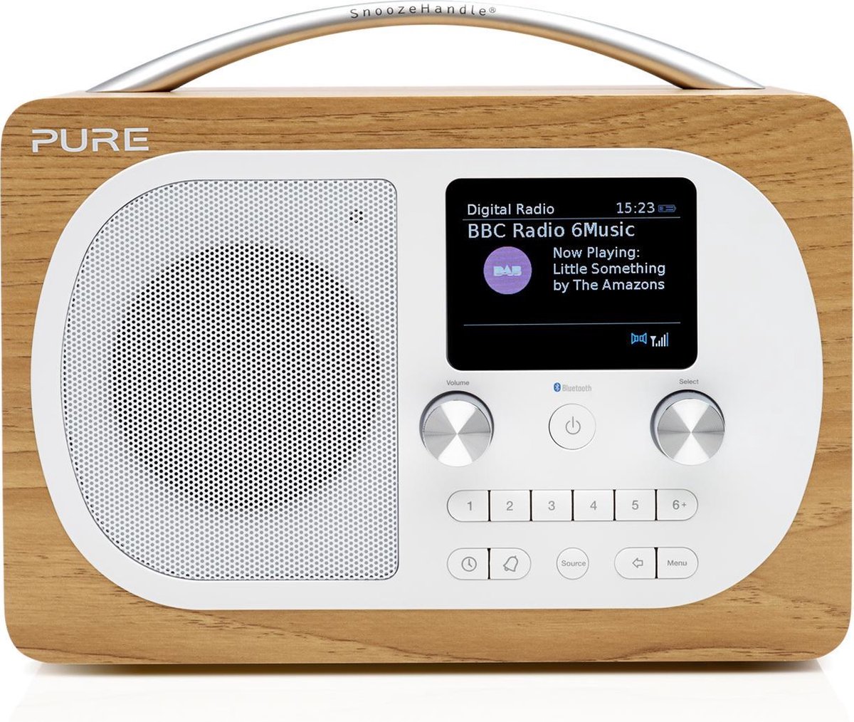 Pure - Evoke H4 DAB+ radio met Bluetooth, Oak