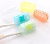 5x capuchons de brosse à dents - Protecteur de brosse à dents - Boîte de rangement Brosse à dents - Protecteur de brosse à dents - Protection de brosse - Étui pour brosse à dents - Capuchon en plastique - Couleur