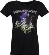 Disney - Maleficent - Gel Printed Women's T-Shirt Black-L