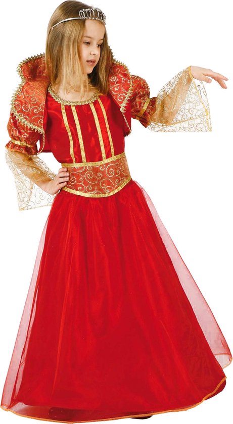 Kostuum voor een middeleeuwse koningin voor meisjes - Verkleedkleding - 134- 146 | bol
