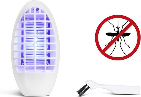 Lampe anti-insectes électrique UV-anti-moustiques-lumière UV-gamme  30m2-blanc