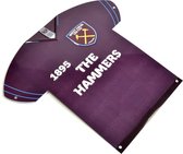 West Ham Plaat - Shirt sign - Metaal - 1895 - The Hammers