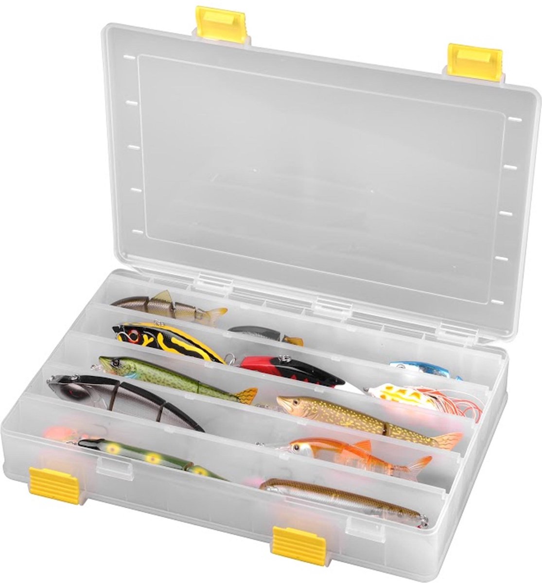Spro Hardbaits Box - Viskoffer - Maat XL - Transparant