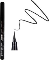 City Color Artistry Liner Calligraphy Brush Waterproof - E0089 Black