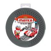 Mayka bouwblokjes tape grijs - 2 meter / 4 studs