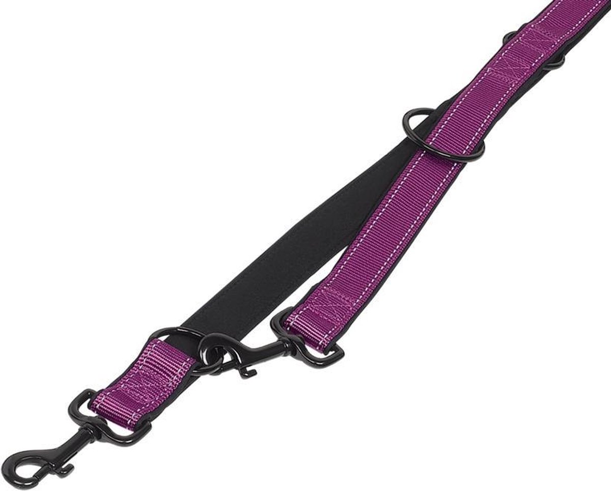 Nobby trainingslijn classic reflect soft - paars - 200 x 2,5 cm