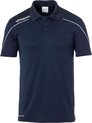 Uhlsport Stream 22 Polo Shirt Heren  Sportpolo - Maat XL  - Mannen - blauw/wit
