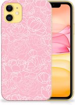 Geschikt voor iPhone 11 TPU Case White Flowers