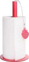 Red Strawberry Kitchen papieren handdoekrolhouder - metaal