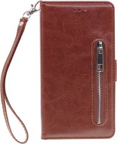 Shop4 - iPhone 11 Pro Hoesje - Wallet Case Vintage Bruin