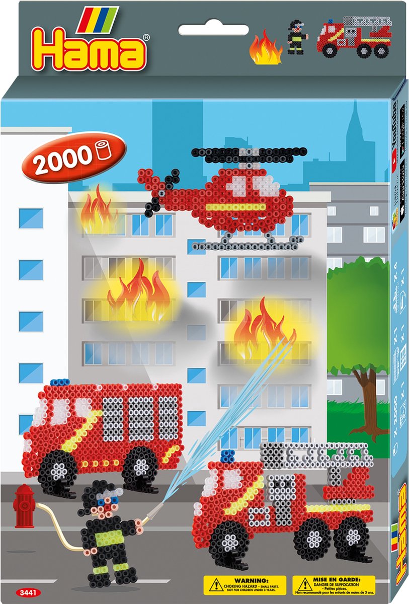 Hama Strijkkralenset ‘Brandweer’ – 2000 multicolor kralen — afbeelding 5