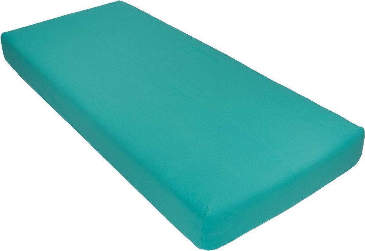 Bella Donna Lits-Jumeaux Hoeslaken Jersey - aquamarijn-639 180/200-200/220