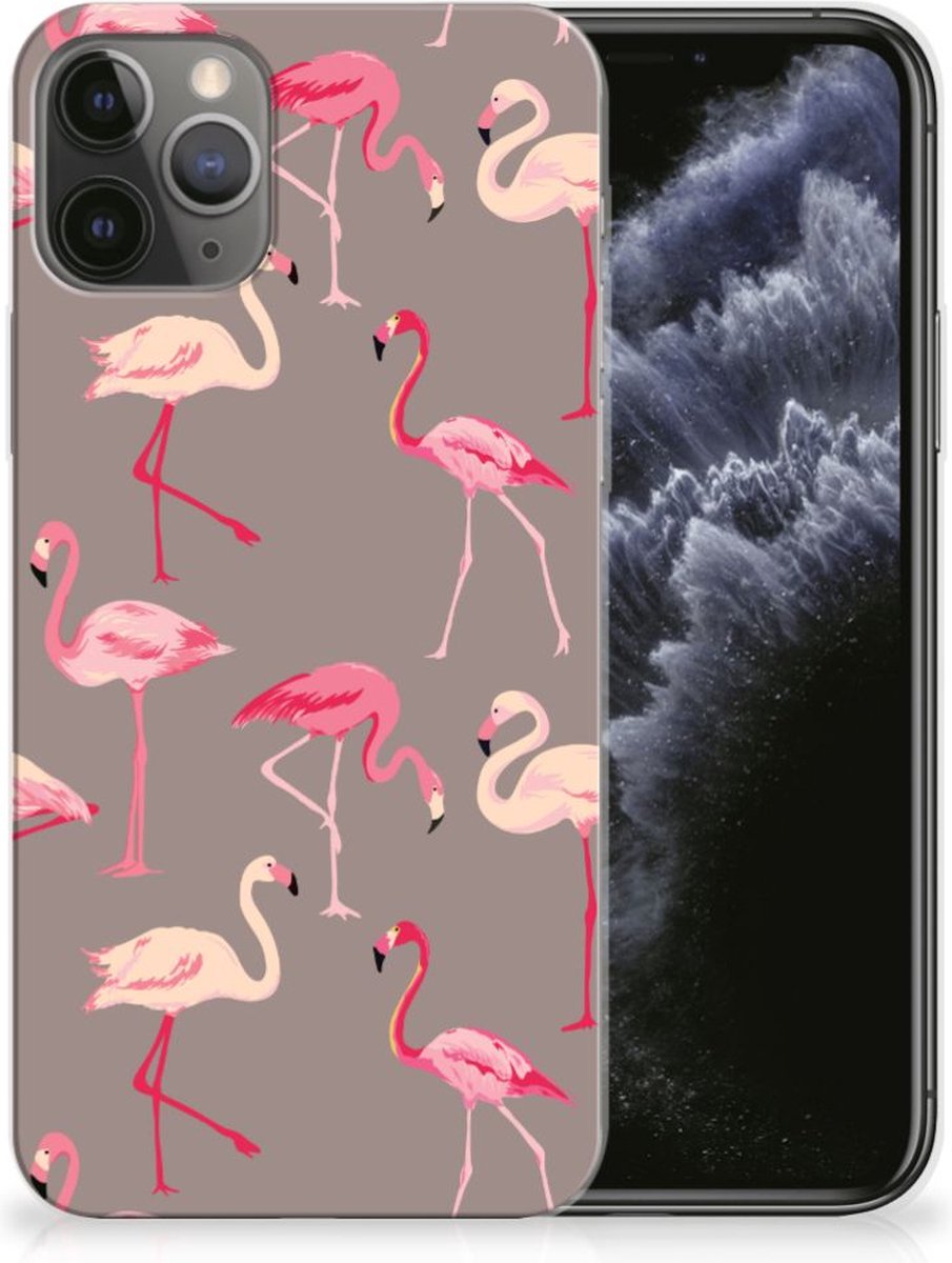 Apple iPhone 11 Pro TPU Hoesje Flamingo