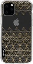 Casetastic Apple iPhone 11 Pro Hoesje - Softcover Hoesje met Design - Golden Diamonds Print
