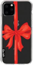 Casetastic Apple iPhone 11 Pro Hoesje - Softcover Hoesje met Design - Christmas Ribbon Print