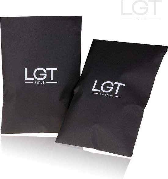 LGT Jewels Stud oorbellen zwart 10mm - LGT JWLS