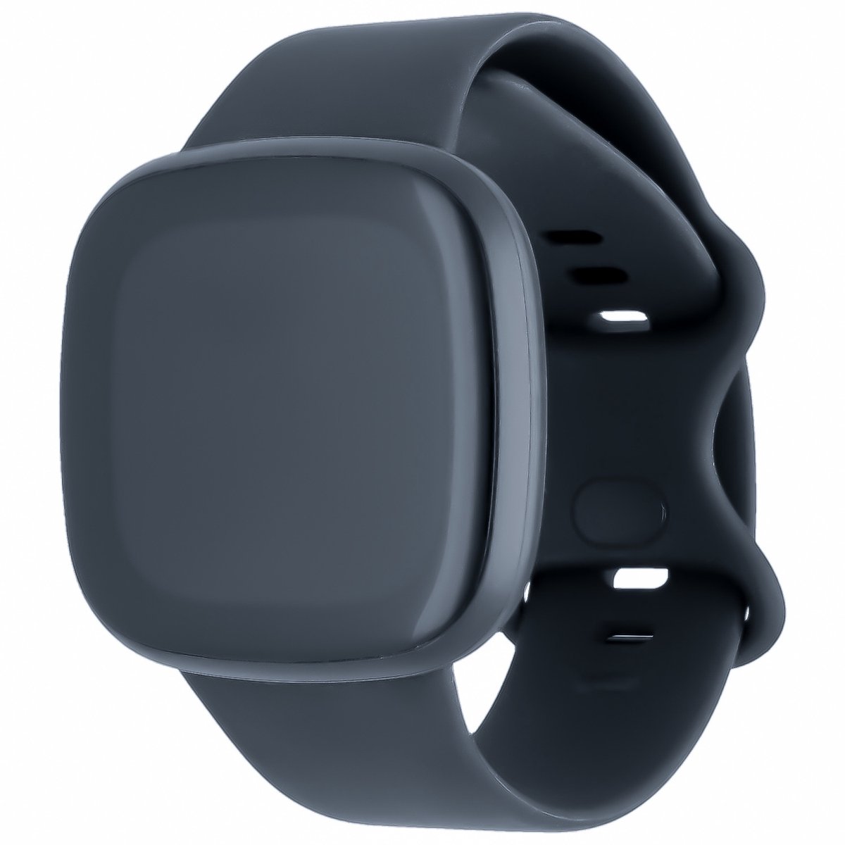 123watches sport band - zwart - ML - Geschikt voor Fitbit Versa 3 & 4 / Sense
