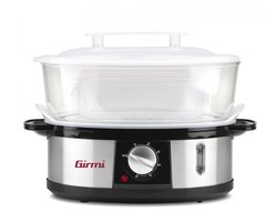 Girmi VP26 stomerkoker 3 mand(en) Zwart, Zilver Vrijstaand 750 W