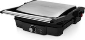 Tristar GR-2853 - Contactgrill 2000W - Tosti ijzer - 29,7x23,5cm bakoppervlak - Anti aanbaklaag - Aluminium