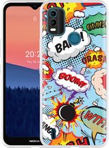 Nokia C21 Plus Hoesje Comic - Designed by Cazy