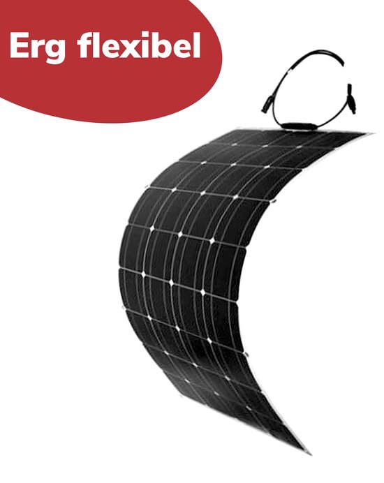 100W Zonnepaneel ETFE Flexibel Lichtgewicht voor Dak Boot Balkon