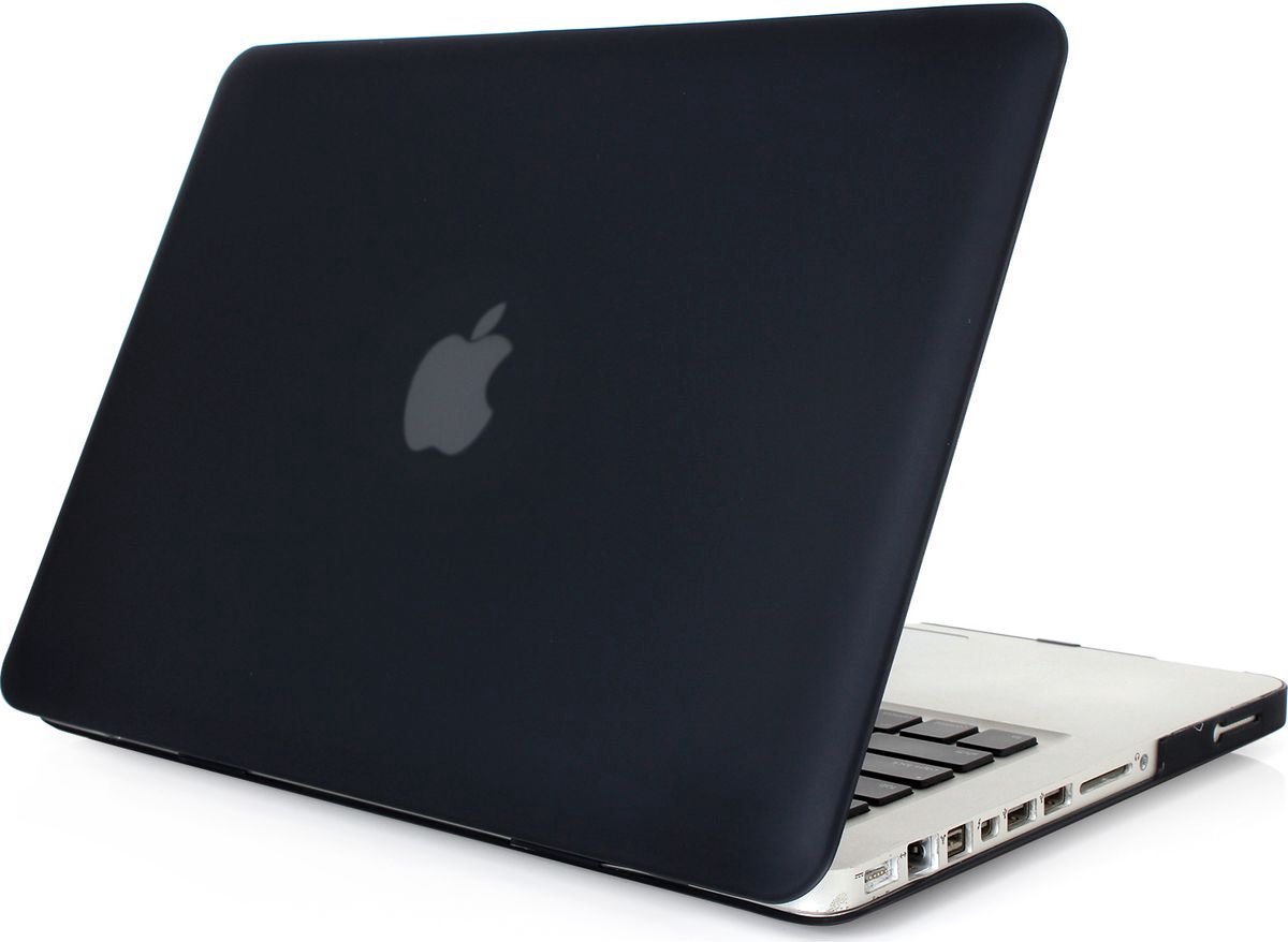 Mobigear Matte Case geschikt voor Apple MacBook Pro 15 inch A1286 (2008-2012) Hoes Hardshell MacBook Case - Zwart