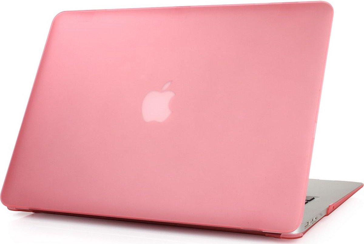 Mobigear - Laptophoes geschikt voor Apple MacBook Air 13 Inch (2010-2019) Hoes Hardshell Laptopcover MacBook Case | Mobigear Matte - Roze - Model A1369 / A1466