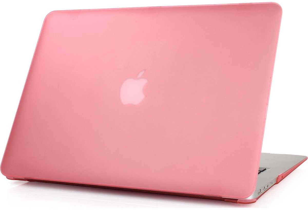 Mobigear Laptophoes geschikt voor Apple MacBook Air 13 Inch (2010-2019) Hoes Hardshell Laptopcover MacBook Case | Mobigear Matte - Roze - Model A1369 / A1466