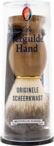 3x Vergulde Hand Originele Scheerkwast