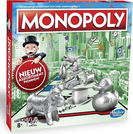 Gezelschapsspel: Monopoly Classic - Bordspel, uitgegeven door Monopoly