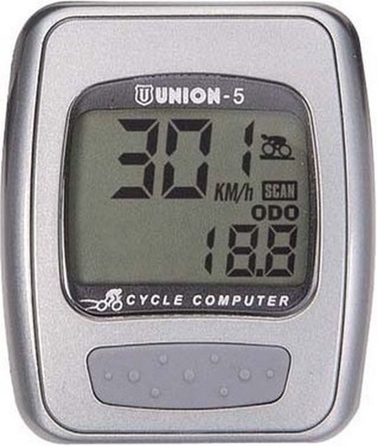Compteur vélo 28 fonctions filaire rétroéclairé vitesse thermomètre