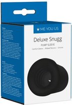 Me You Us - Deluxe Snug - Penispomp sleeve - Zwart