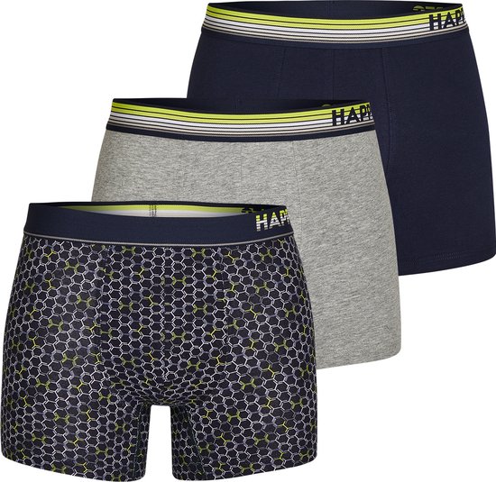 Happy Shorts 3-Pack Boxershorts Heren Sports - Maat M
