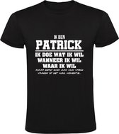 Patrick Heren t-shirt | verjaardagkado | verjaardag kado | grappig | jarig | cadeau | Zwart