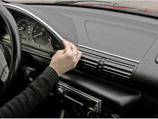 Eufab Chrome, universelle, 2,45 mx 21 mm (lxl) 2,45 mx 21 mm