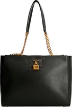 Guess Centre Stage Society Tote Dames Handtas - Zwart